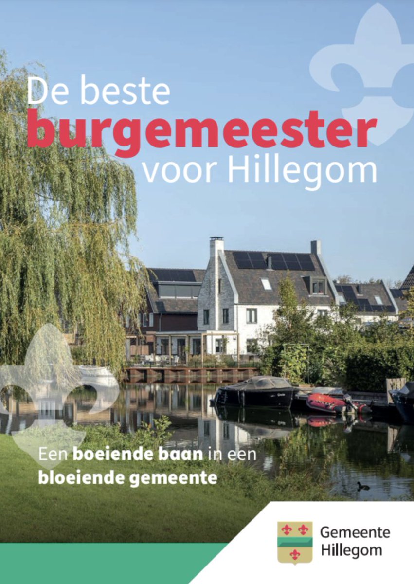 Vanavond is er een bijzondere raadsvergadering. De Commissaris van de Koning, dhr. Smit, praat met de raad over profielschets voor de nieuwe burgemeester. Deze vergadering is openbaar. Kom langs of volg  live  via: gemeenteraad.hillegom.nl
