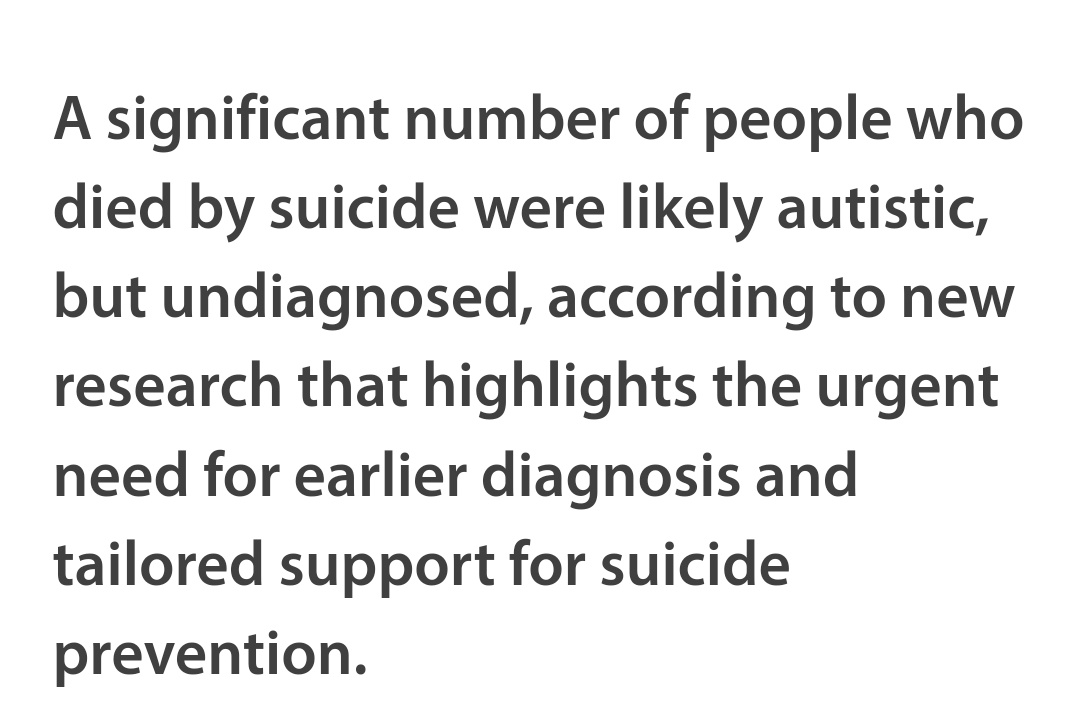 Talk today on #AuDHD #ADHD and #Autism lots of questioning rates, do we need diangosis, it is fashionable. You know what use to happen? We would die. The rates of suicide in all of these are massive. cam.ac.uk/research/news/…
