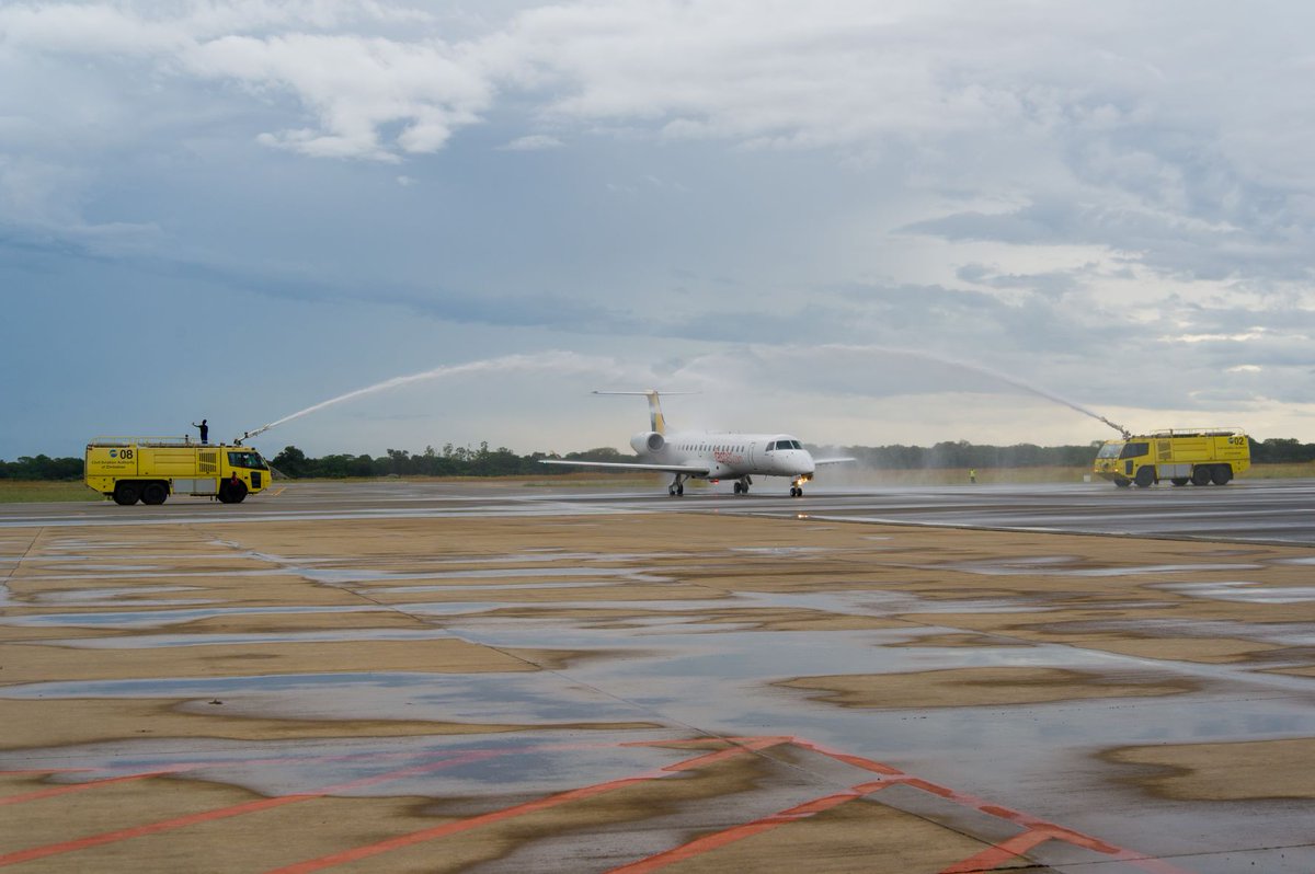 Good morning fastjetters 💛.
It's #ThrowBackThursday.
#TBT To our route launch of flights from Victoria Falls to Kruger Mpumalanga. 
For the lowest fares, book now on our website.
#ThrowBackThursday 
#FastjetForEveryone 
#VictoriaFalls 
#KrugerMpumalanga