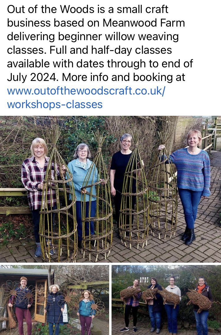 Willow weaving @MeanwoodFarm is such a fun thing to do!