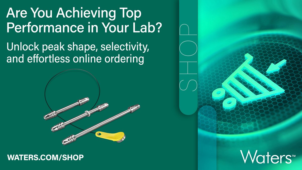Don't let another day pass by compromising on efficiency and accuracy. Visit Waters online now to order your HPLC Columns and set yourself up for success. Shop Today > bit.ly/3v6lVhG