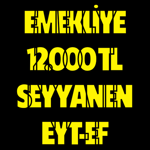 BAŞLADIK
👇
#Emekli12BinSeyyanendeKararlı

Seçim bitti.

Yüksek enflasyon karşısında iğneden ipliğe her şeye zamlar bitmiyor

Alım gücü yok edilen, sefalet hayata mahkum edilen Emekli,
İnsanca Yaşam Hakkının iadesini bekliyor

#EYTli5000KısmiPesEtmiyor

<a href="/RTErdogan/">Recep Tayyip Erdoğan</a> <a href="/isikhanvedat/">Prof. Dr. Vedat Işıkhan</a>