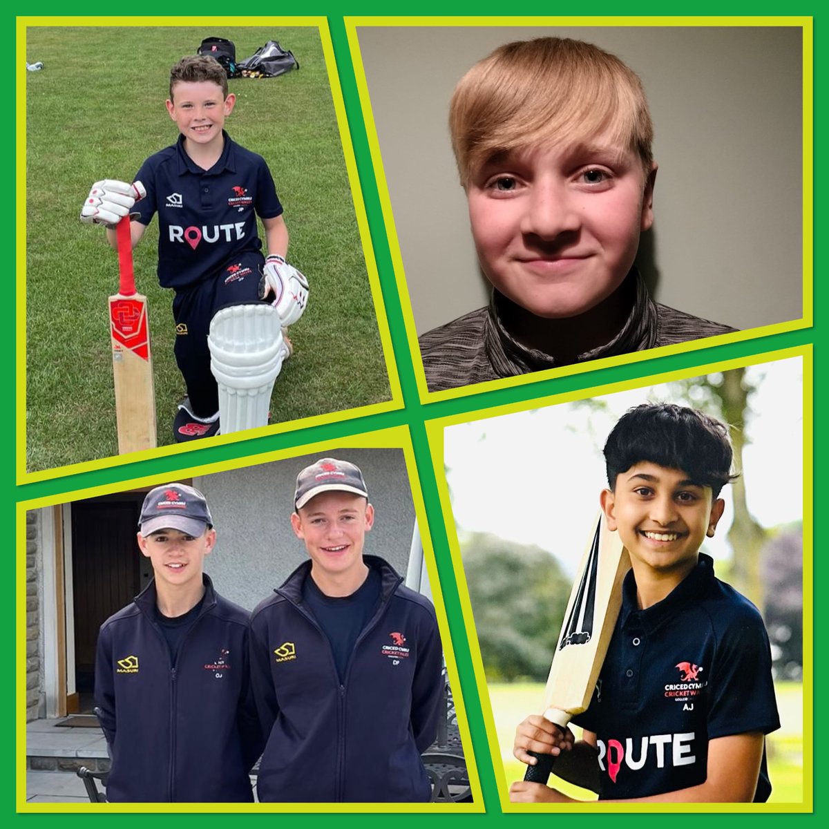 Congratulations to our juniors who have been selected for the North Wales squads <a href="/CwnYouth/">CWNYouth</a> -Osian &amp; Dylan U14’s , Tudor U13’s, Ansh U13’s also in the Welsh squad <a href="/CricketWales/">Criced Cymru / Cricket Wales 🏏🏴󠁧󠁢󠁷󠁬󠁳󠁿</a> , and Josh U11’s enjoy your summer of cricket 🏏