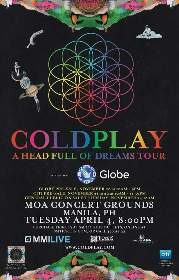 ColdplayMNL's tweet photo. 📅 OTD 7 Years Ago: @coldplay fulfilled our Head Full of Dreams with their first ever Performance in Manila 🇵🇭 🌈

📅 4 April, 2017

#AHFODTourMNL
#ColdplayManila
#ColdplayPhilippines
📲 Follow Us: https://t.co/AF6vXq5PxS https://t.co/YKheLx5zJn