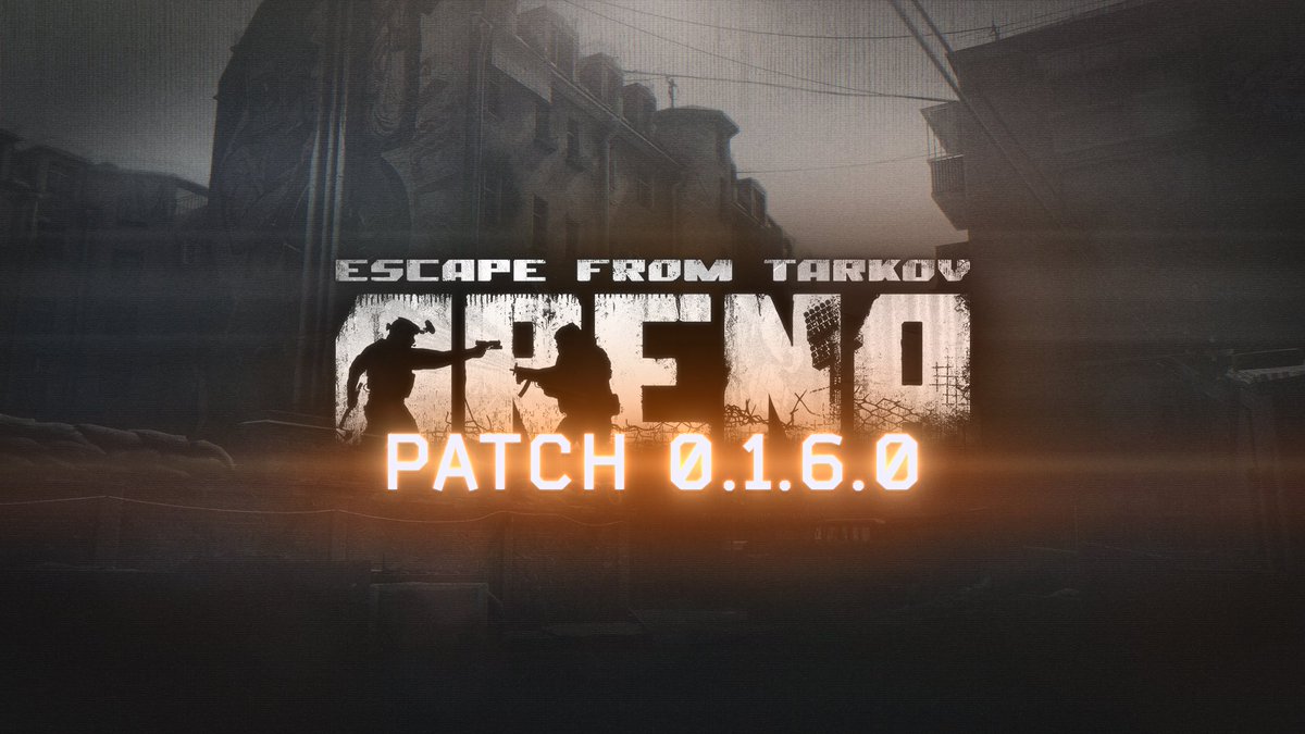 The installation of patch 0.1.6.0 has begun. The installation will take approximately 4 hours, but may be extended if required. The game will not be accessible during this period. Patchnotes — arena.tarkov.com/news/patch-0160 #TarkovArena