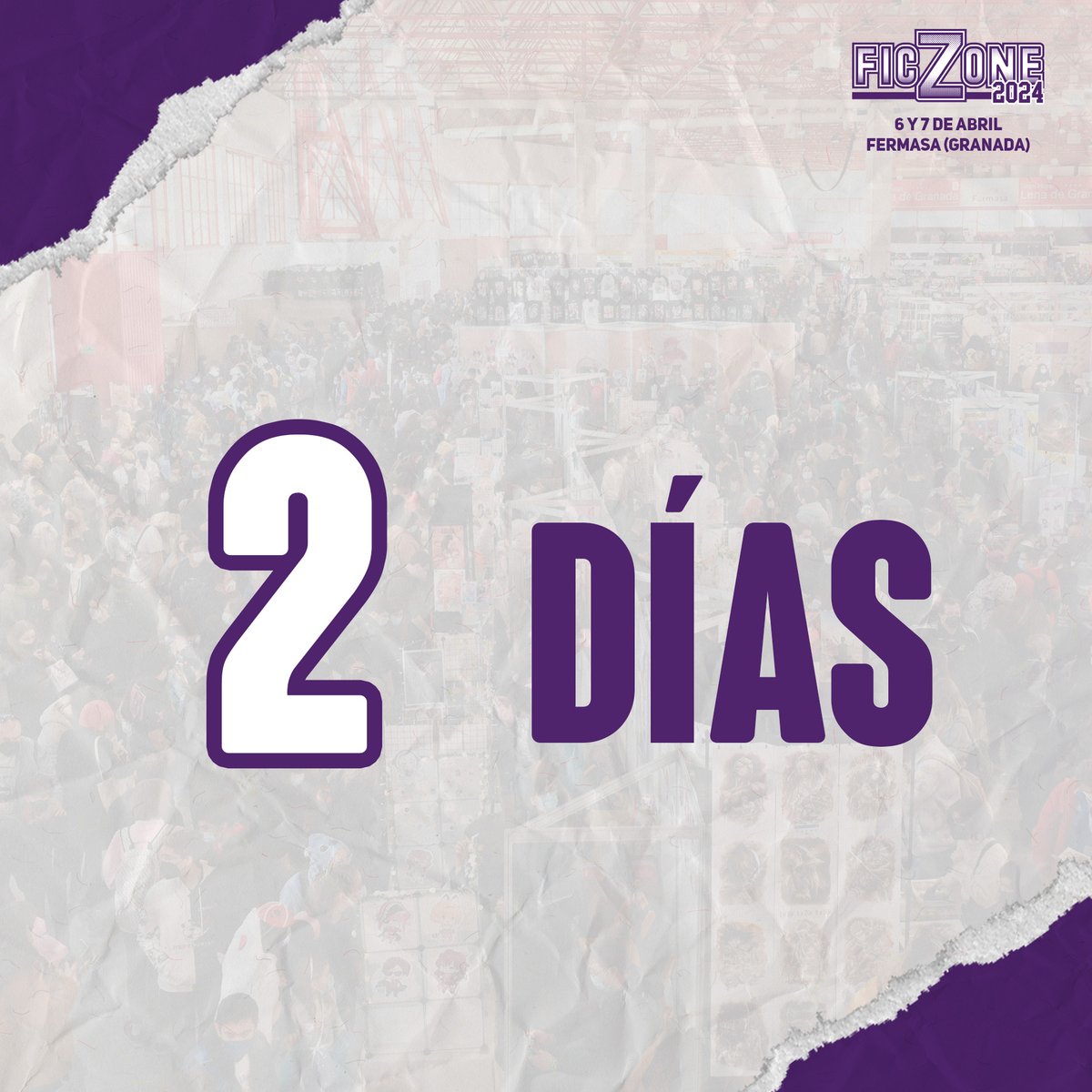 2 días para #Ficzone2024⏳ ➡️ ficzone.com