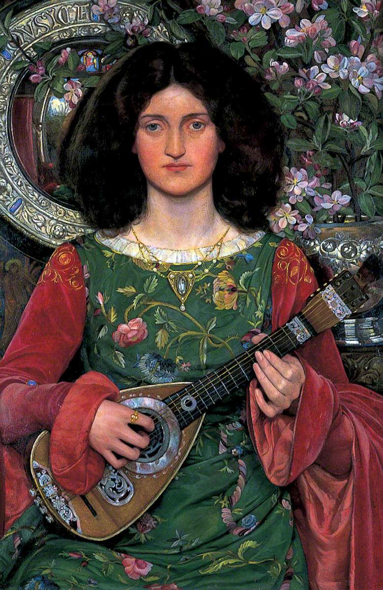 Music is today's #OnlineArtExchange, celebrating Victorian Radicals at @BM_AG, on until October 👉 ow.ly/kAkv50R7kVZ This artwork features in the exhibition and is the perfect fit for the theme 😍🎶 'Musica' by Kate Elizabeth Bunce (1858–1927) 📷 @BM_AG