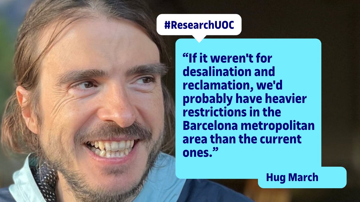Hug March is researcher at @TURBA_IN3 and expert in #sustainability. 🚰 He explains that water regeneration is key in a climate emergency scenario and warns about the consequences of maintaining current levels of consumption. Read the interview. 👇 dozz.es/7z6nm2