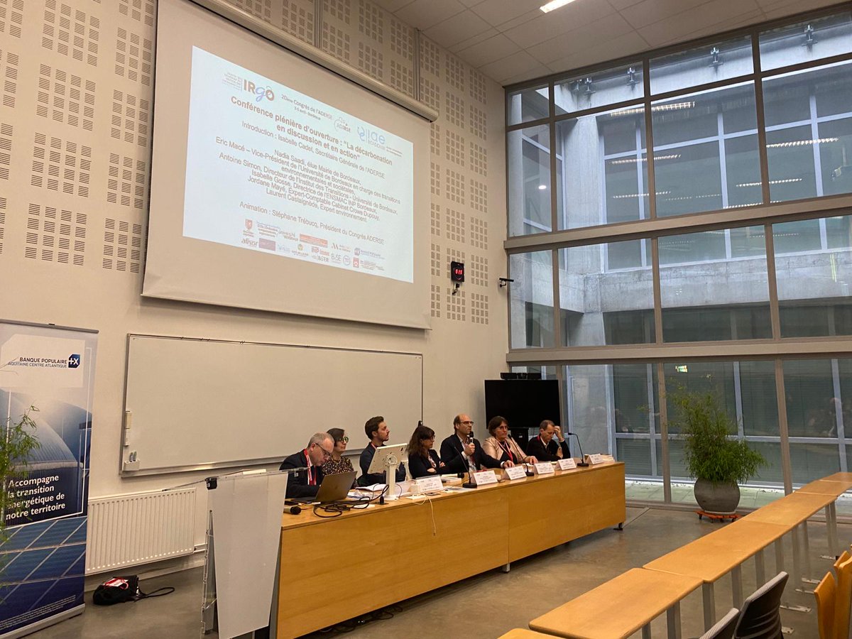 DrMrani's tweet photo. #ADERSE2024 
#IAE #Bordeaux 
Le 20ème congrès de l'ADERSE se poursuit:
1. Conférence plénière "La décarbonation en discussion et en action"
2. #Hackathon #RSE
3. #Ateliers https://t.co/fyHkXjyKqI