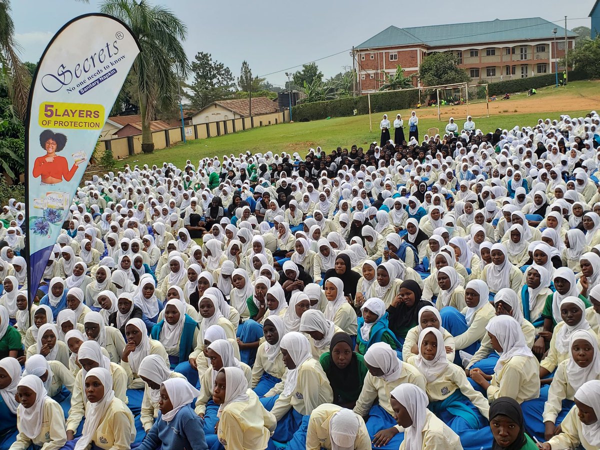 Showcasing secrets sanitary pads at mbogo high school 🦋

#unleashyourconfidence