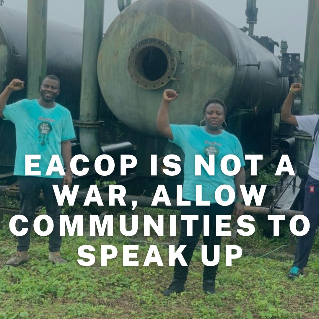 EACOP is not a war, allow community members to speak up and air out their concerns. Don't force EACOP on Tanzanians. #Faiths4Climate @GreenFaith_Afr @BrianMisiati @baraka_machumu @merynewarah