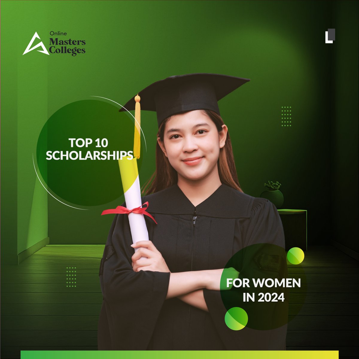 Chase your dreams, reach your goals! 🌠 Check out the latest scholarships for determined women in 2024.  

#onlinemasterscolleges #onlinemasters #omc #WomenLeaders #ScholarshipAwards #scholarshipsforwomen #womenscholarship #scholarshipopportunities #scholarships #womenempowerment