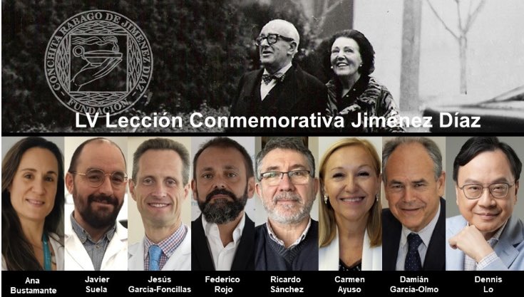 El 21 de mayo se celebra la LV lección conmemorativa Jiménez Diaz, de @FConchitaRabago, premiando al Prof. Dennis Lo, padre del diagnóstico genético no invasivo. Participará entre otros nuestro presidente, @SuelaJavier. @Hospital_FJD @AEGHgenetica fundacionconchitarabago.net/inscripcion2024