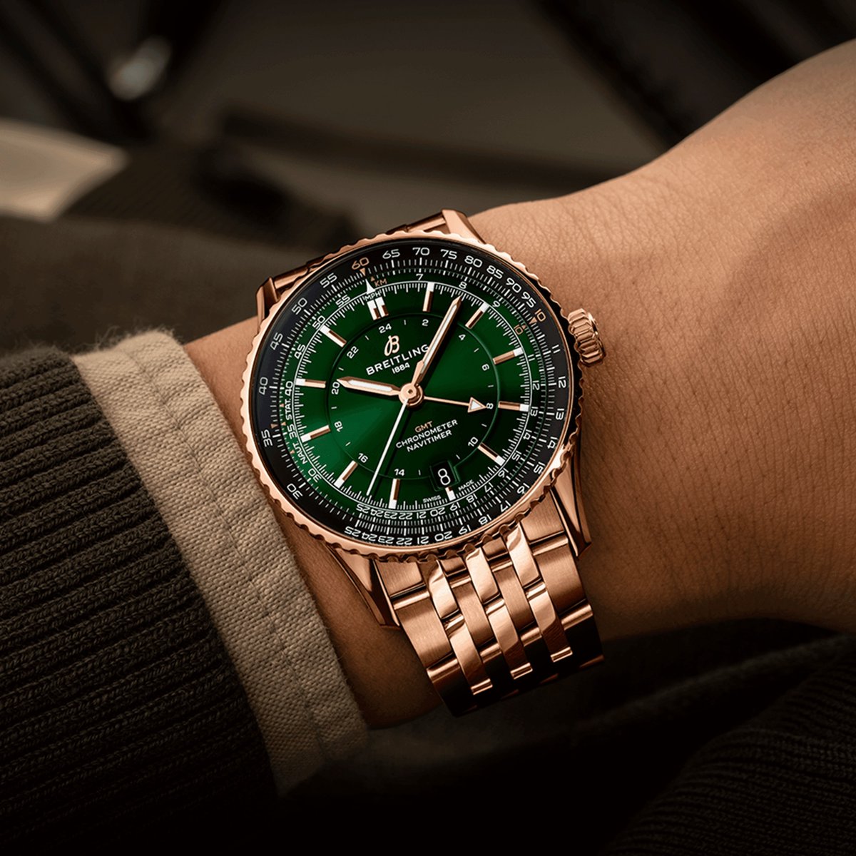 derelojes's tweet photo. Breitling Navitimer Automatic GMT 41. Nuevas referencias del Navitimer con función GMT que cuentan con una escala central de 24 horas https://t.co/fvjG34VO4H #Breitling #BreitlingNavitimer #derelojes https://t.co/QKJiPkhgAQ