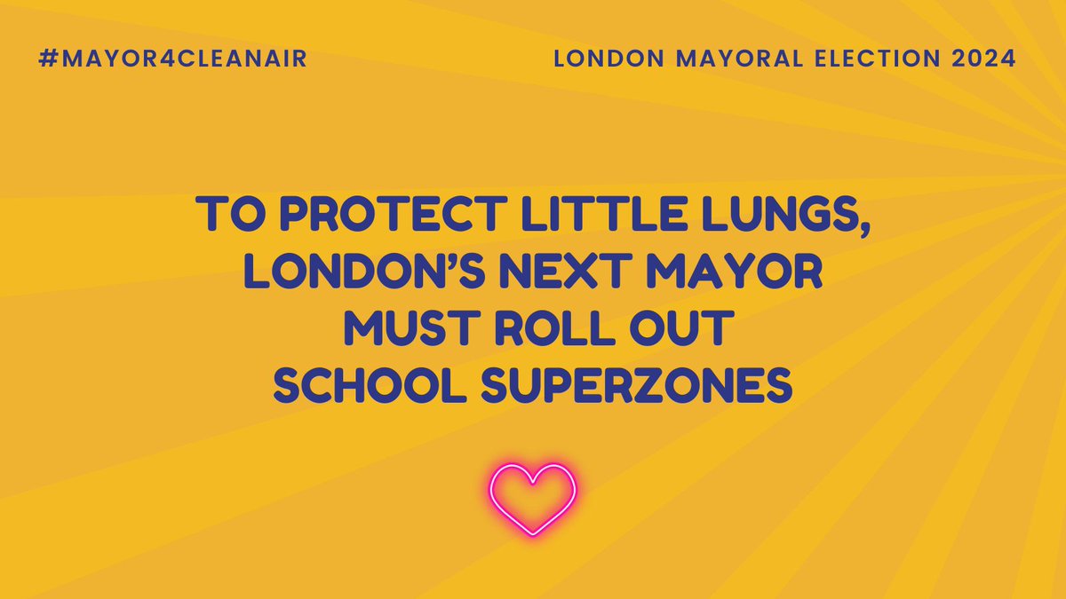 We call on @ZoeGarbett @Councillorsuzie @SadiqKhan & @robblackie to commit to an effective London-wide strategy for #SchoolSuperzones. Children's #Health should be protected on the way to and at school. 

#Mayor4CleanAir #LondonElections
bit.ly/mayorforcleana…