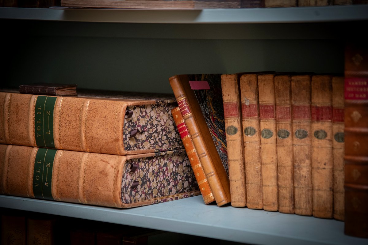 📚Delve deeper into Smith's diverse interests at our Doors Open Days next week! The books in Smith's Restoration Library mirror the very editions (or as close as possible) that once inhabited the shelves during Smith's residency. 📖✨Tickets: bit.ly/43DeI5x