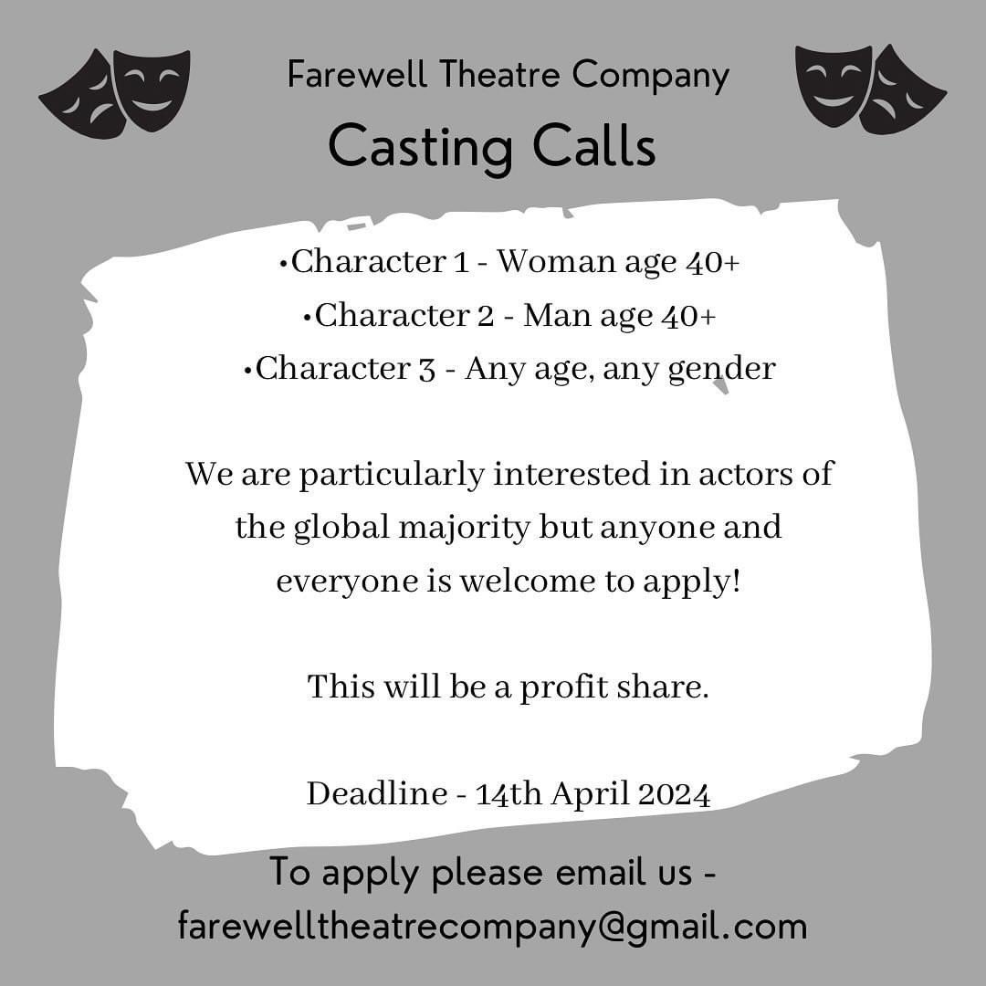 ACTORS! Exciting news! We are now casting for Long Story Short🥳 Please see post for details on how to be a part of our next show🎭 North West based only! Particularly interested in new faces Tickets are in bioooooooooo🎟️ #castingcall #localtalent #profitshare @kingssalford