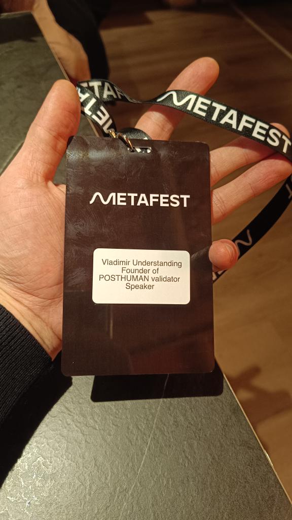 POSTHUMAN_DVS's tweet photo. @POSTHUMAN_DVS at the #MetaFest
You still have a chance to be at the main part tomorrow!
https://t.co/xWzDbgMwdw
@SwissBorg @ponimajushij https://t.co/x0yiEfEyfC