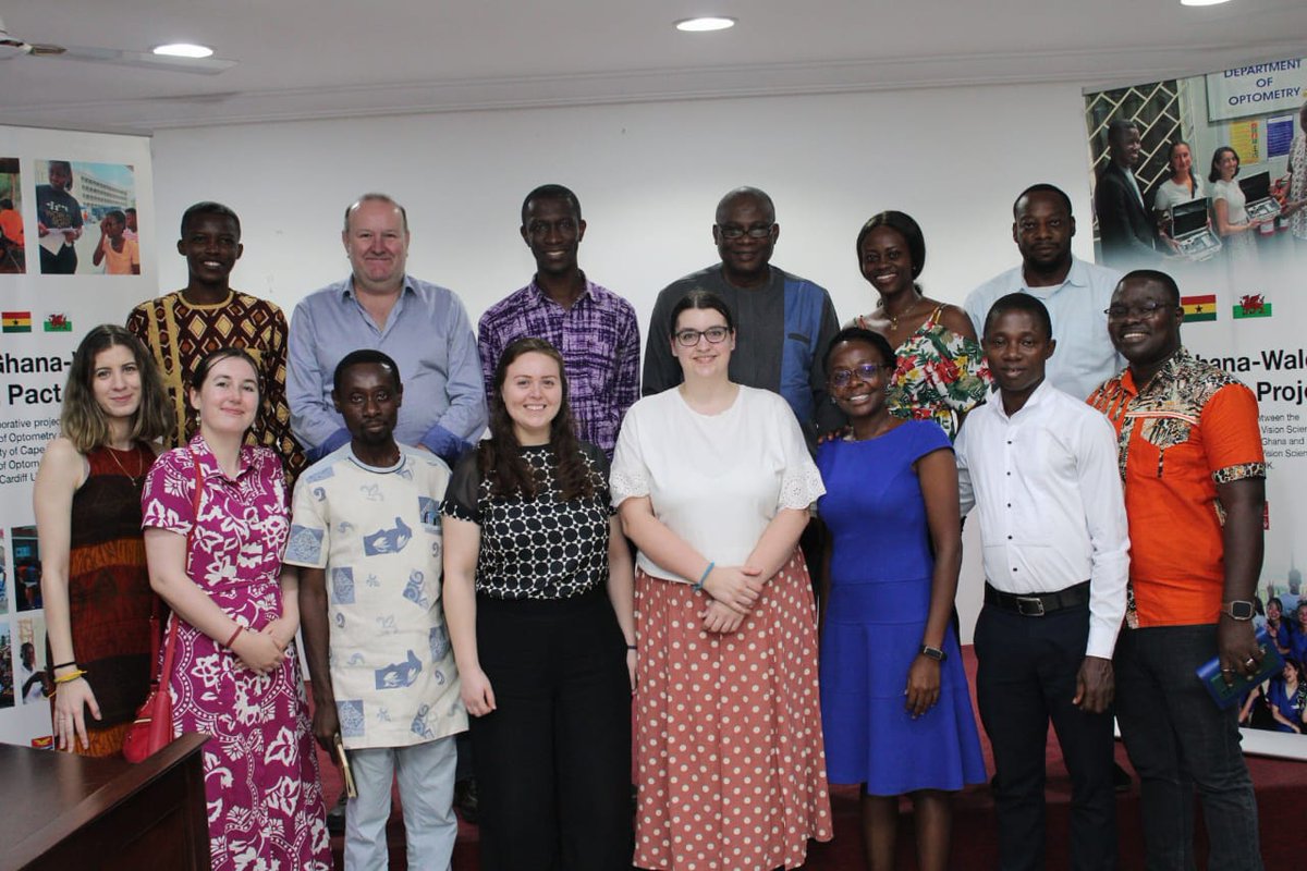 Optometry Wales (@optometrywales) on Twitter photo The Ghana-Wales Vision Pact
Through the Global Challenges Research Fund grant (£47k) from the Higher Education Funding Council for Wales <a href="/HEFCW/">HEFCW | CCAUC</a>, for a project titled 'The Ghana-Wales Vision Pact - Advancing and Promoting Eyecare and Research in Ghana'. 1/5 The Ghana-Wales Vision Pact
Through the Global Challenges Research Fund grant (£47k) from the Higher Education Funding Council for Wales <a href="/HEFCW/">HEFCW | CCAUC</a>, for a project titled 'The Ghana-Wales Vision Pact - Advancing and Promoting Eyecare and Research in Ghana'. 1/5