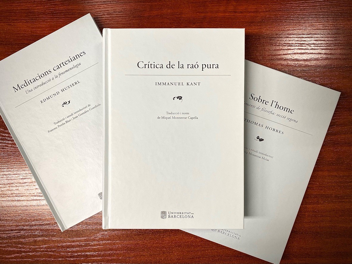 EdicionsUB's tweet photo. 🔊 Fita editorial ❗ La “Crítica de la raó pura” per primera vegada en català, coincidint amb el tricentenari del naixement d’Immanuel Kant. Gràcies a la traducció de Miquel Montserrat Capella i a molts anys de feina rigorosa i compromesa. https://t.co/6KNZQeoyUp