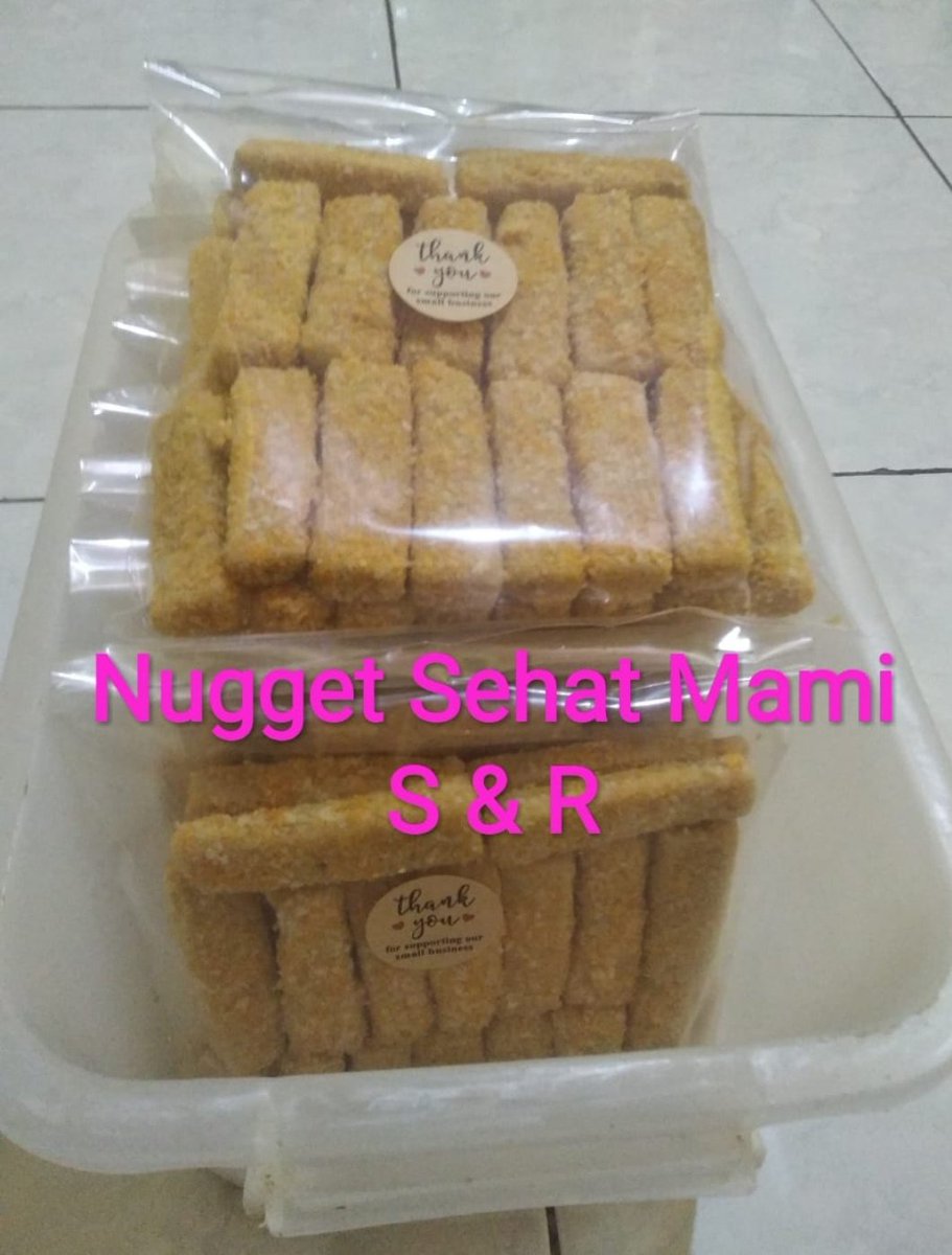 EvaTajuddin's tweet photo. Senin (25/03/2024), Eva Hendrayani, Luhkan Lahat, Produksi Nugget Sehat Mami S &amp; R, Kel. Penghijauan, Produksi 1-15 Maret, sebanyak 25 kg, Harga jual 60.000/kg

#GiatLuhkanSatminkalBRPPUPP 
#Luhlapor
#Lahat
#Produksi https://t.co/FK9oeVCCnt