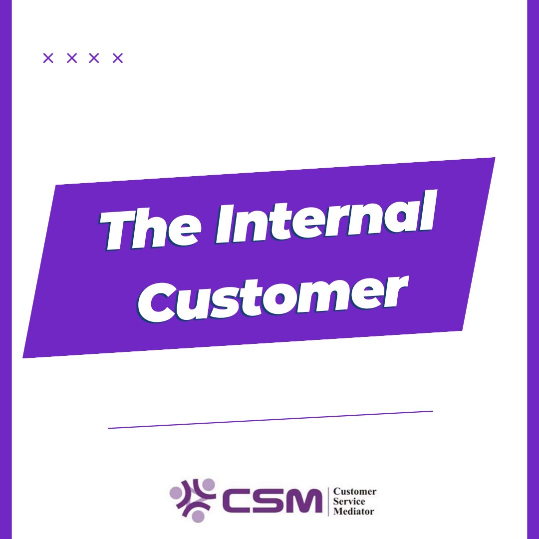 csmnig's tweet photo. Within your Organization, internal customers play a pivotal role. These are your fellow colleagues who rely on your assistance, products, and information to carry out their duties effectively.
#customerservice #customerexperience #CSR #internalcustomers https://t.co/GW7J3SoboV