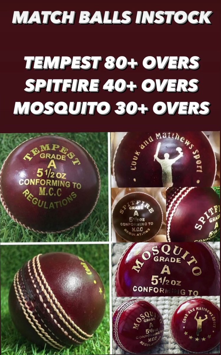 Get your #cricketballs ready for the #cricketseason #cricketclubs get in touch 

#cricket #cricketplayers #cricketclub #cricketers #kentcricket #crickettours #crickettour #sundaycricket #villagecricket