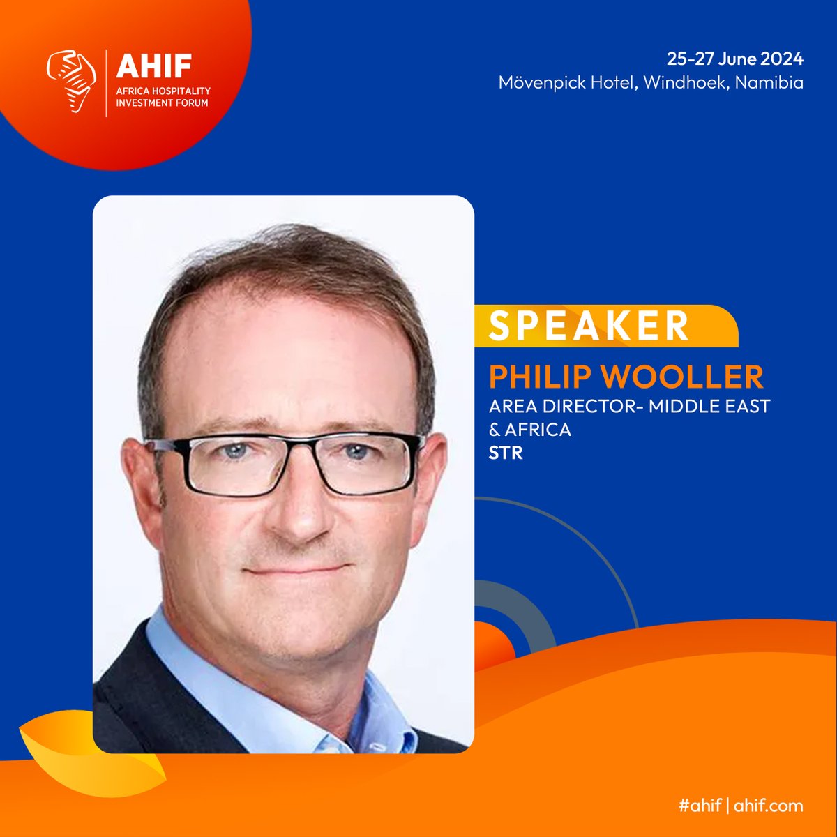 Philip Wooller, Area Director - Middle East & Africa, STR, joins the AHIF line up to give exclusive insights on the everchanging hospitality Industry. Register for AHIF today to get ahead of the curve and get access to exclusive industry insights! hubs.la/Q02rNVNj0