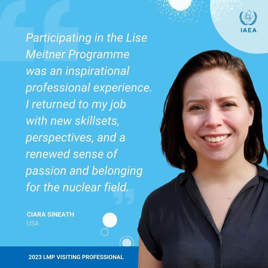 The @IAEAorg Lise Meitner Programme provides women professionals with opportunities to participate in a multi-week visiting professional programme & advance their technical and managerial skills 👷‍♀️👩‍🔧👩‍💼👩‍💻 Interested? Read participants' testimonials here ➡️ bit.ly/44UDi1t