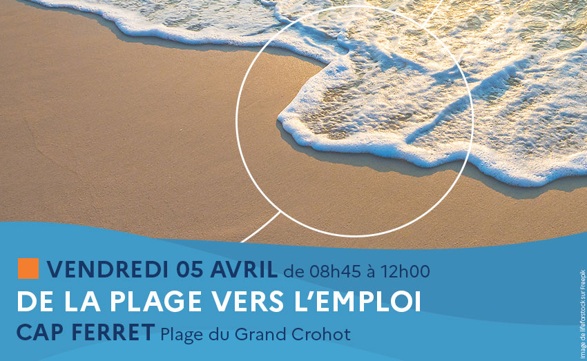 FTravail_NA's tweet photo. Ce vendredi : « De la plage vers l’emploi » au #CapFerret ! 🏖️

Une action collective de nettoyage de la plage où employeurs et candidats sont anonymes. Les identités des participants sont révélées par la suite lors d'un #jobdating.

➡️ https://t.co/yxeqMawSeY #AvecFranceTravail https://t.co/S9S8iYZc0B