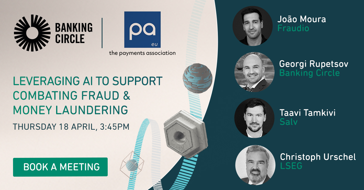 On Thursday 18 April at 15:45, Banking Circle's DE Head of Compliance and MLRO, Georgi Rupetsov, will join a panel of experts at The PayTech Forum Munich to discuss how AI can be utilised to combat fraud and money laundering. Book a 1-2-1 meeting here: bankingcircle.com/events/paytech…