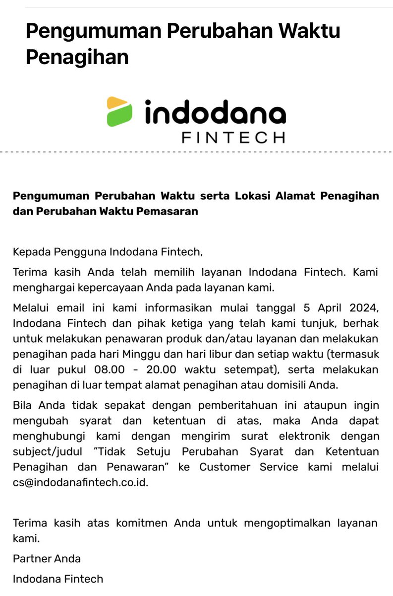 paracintabulan's tweet photo. Makin EDAN ini @indodana_id 

MAU NAGIH JAM 12 MALEM KAH? 

Serius ini @ojkindonesia ??

Cc @mrtweepsID 
@Partono_ADjem https://t.co/56YtJm31fy