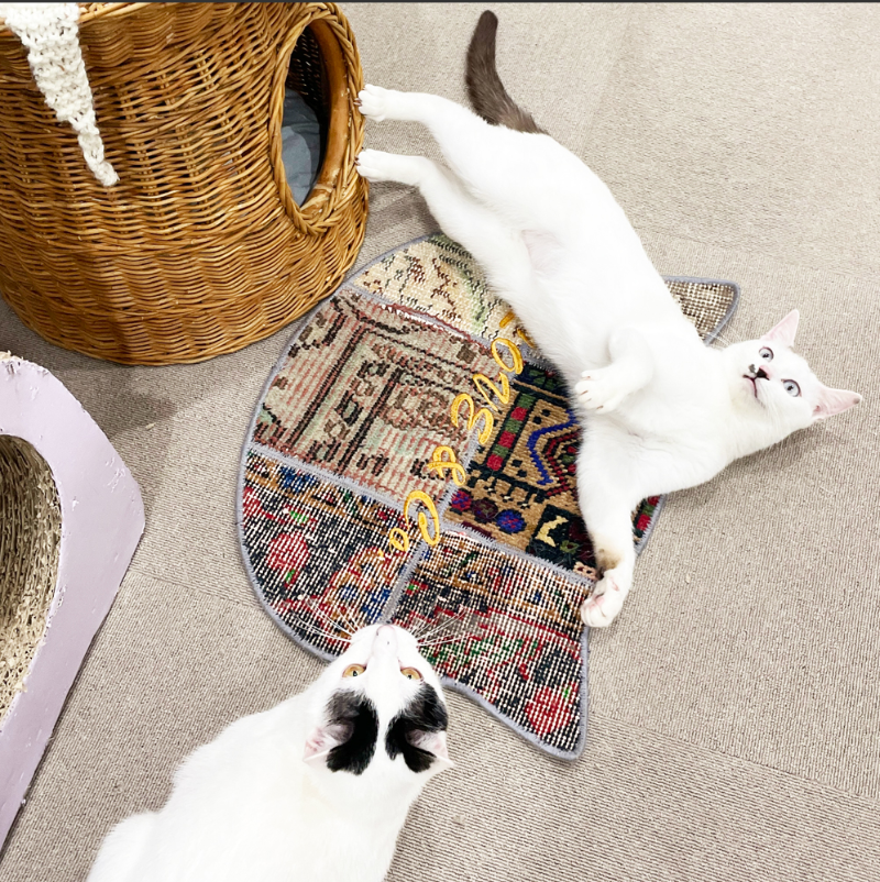 alulu_mall's tweet photo. これは絶対に部屋に敷きたい～😻
かわいすぎて
愛猫が嫉妬しちゃいそう😤💕
