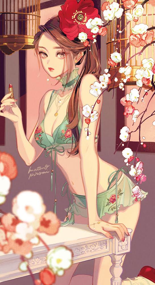 Oriental beauty lingerie
