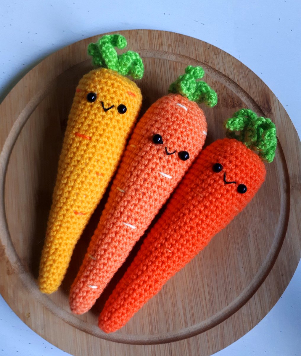 April 4 - International Carrot Day #Calendar #Amigurumi #myhandmade