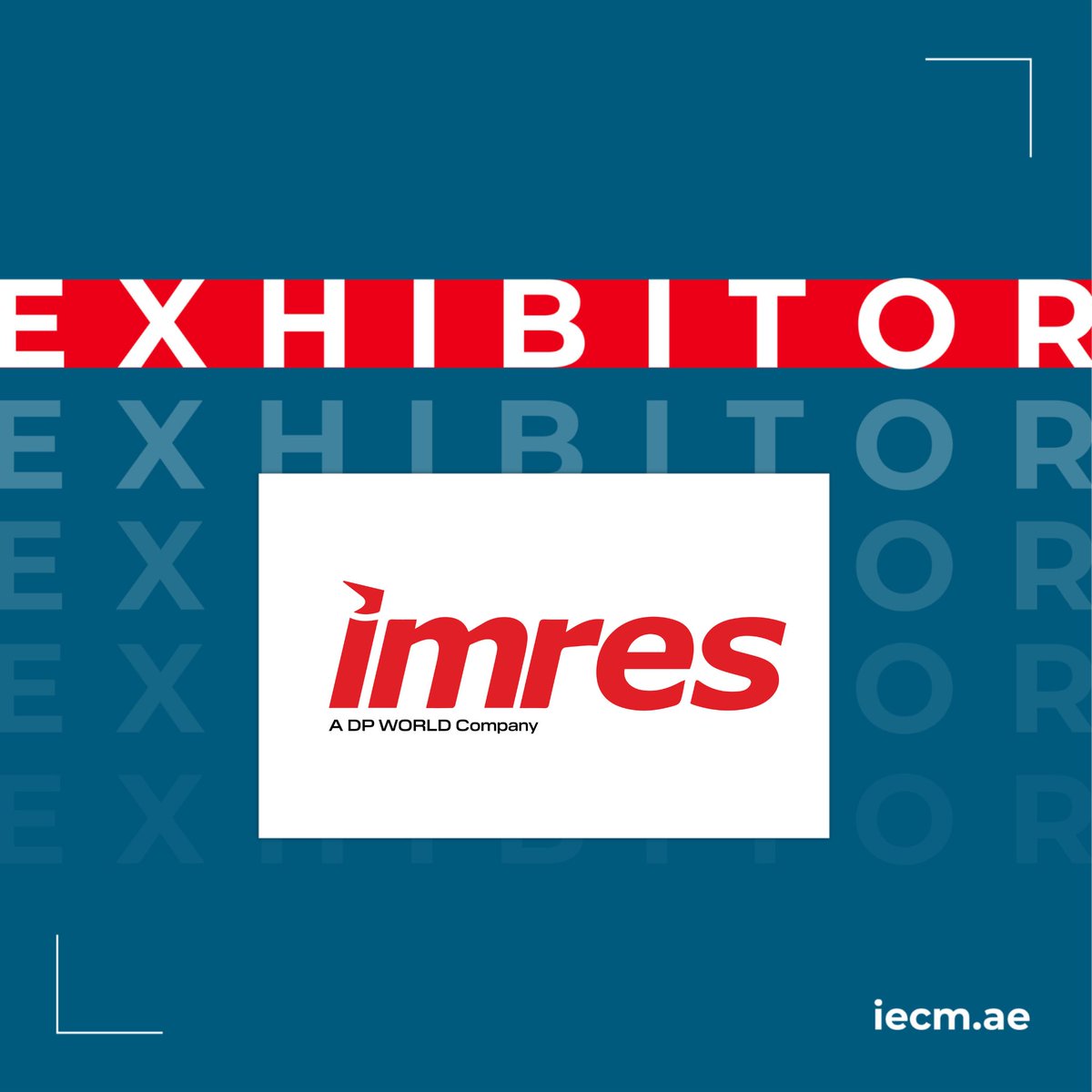 We are pleased to announce the participation of 'Imres' as our Exhibitor for the 15th International Emergency & Catastrophe Management, scheduled on 23-25 April 2024 at the Dubai World Trade Centre. For Exhibition and Sponsorship bookings, email at exhibit@iecm.ae