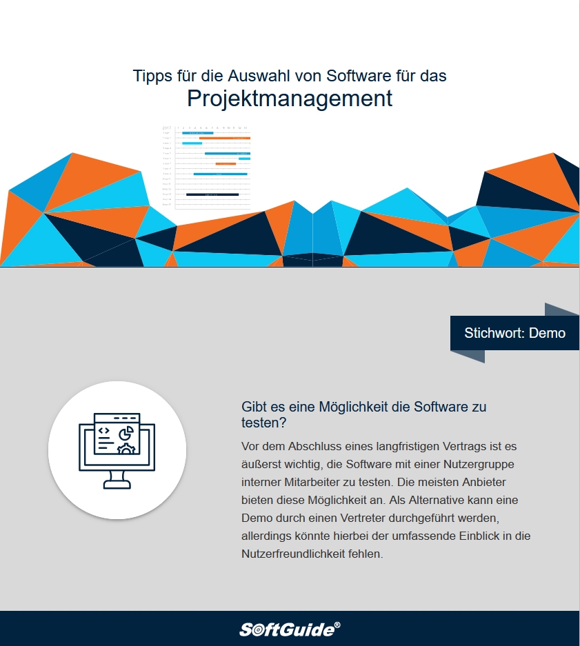 SoftGuide's tweet image. Keine Entscheidung ohne Test! Testen Sie mit Ihrem Team, um sicherzustellen, dass die Lösung zu Ihnen und Ihren Projekten passt. #SoftwareDemo #Projektmanagement #SoftwareAuswahl softguide.de/software/proje…