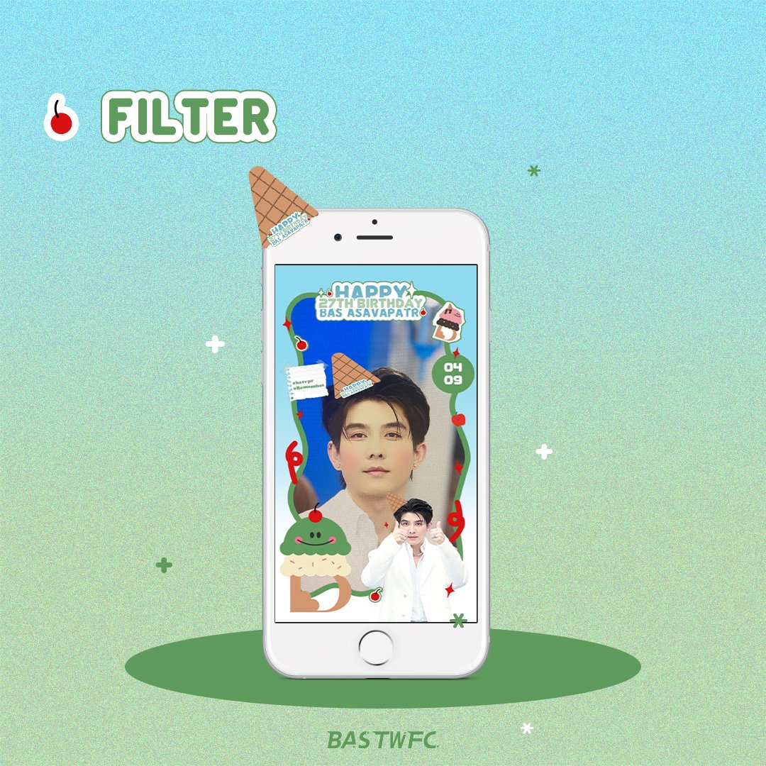 BasTwfc's tweet photo. สวัสดีค่ะทุกคน
#Basvpr27thBirthdayProject

Filter For @basvpr_
Instagram Filter 

#Basvpr #Basvpr #Remembas #bastwfc #birthdayfilter #filter https://t.co/2AADYzPRjE