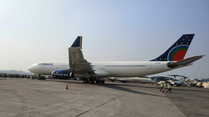 Gate7aviation's tweet photo. US-Bangla conduit avec succès les vols d'essai de son nouvel Airbus A330-300 🇧🇩
Avec l'Airbus A330-300 la flotte de #UsBangla compte 23 avions.
Désormais, la compagnie aérienne privée exploite 1 #Airbus #A330300, 9 Boeing 737-800, 10 ATR 72-600 et 3 Dash 8-Q400.
La compagnie souhaite introduire des vols vers Dhaka-Jeddah