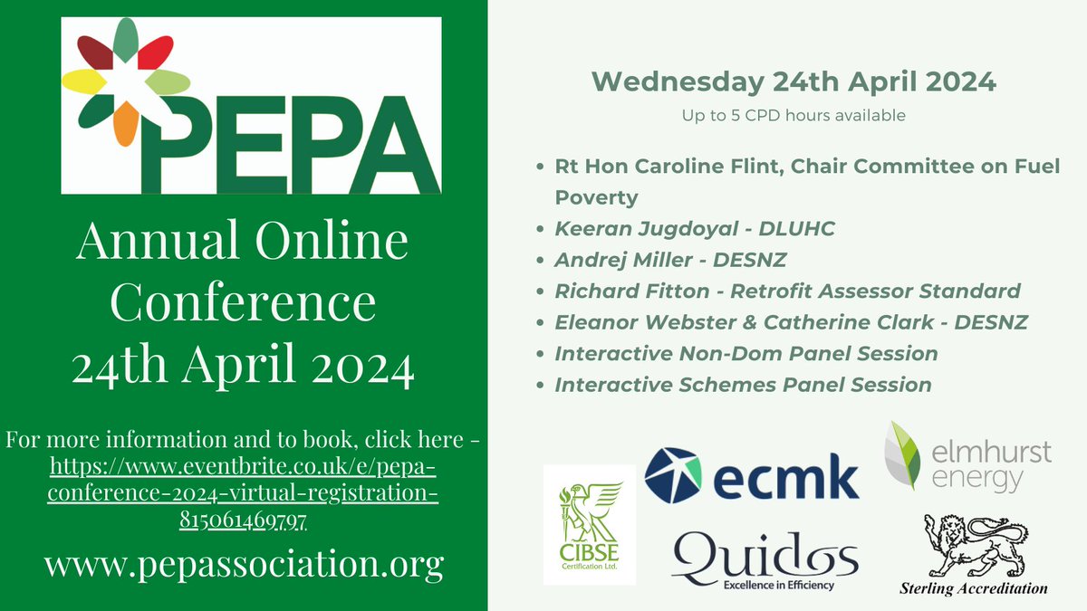 Less than 3 weeks to go until the <a href="/PEPA_LTD/">PEPA</a> Annual Online Conference - more information and to book, click here - eventbrite.co.uk/e/pepa-confere…