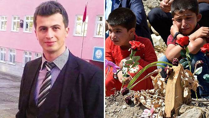 Urfada öğretmenlik yapıyordu.
Tek başına.
Karne dağıttı sonra memleketi gümüşhaneye gitmek için otomobiline bindi.

Tuncelide yolunu kestiler.
Öğretmen olduğunu öğrenince " TC 'nin öğretmeni " diyip aracını yakıp kırsal bir yerde öldürdüler.

Sen istediğin kadar konuş ben unutmam