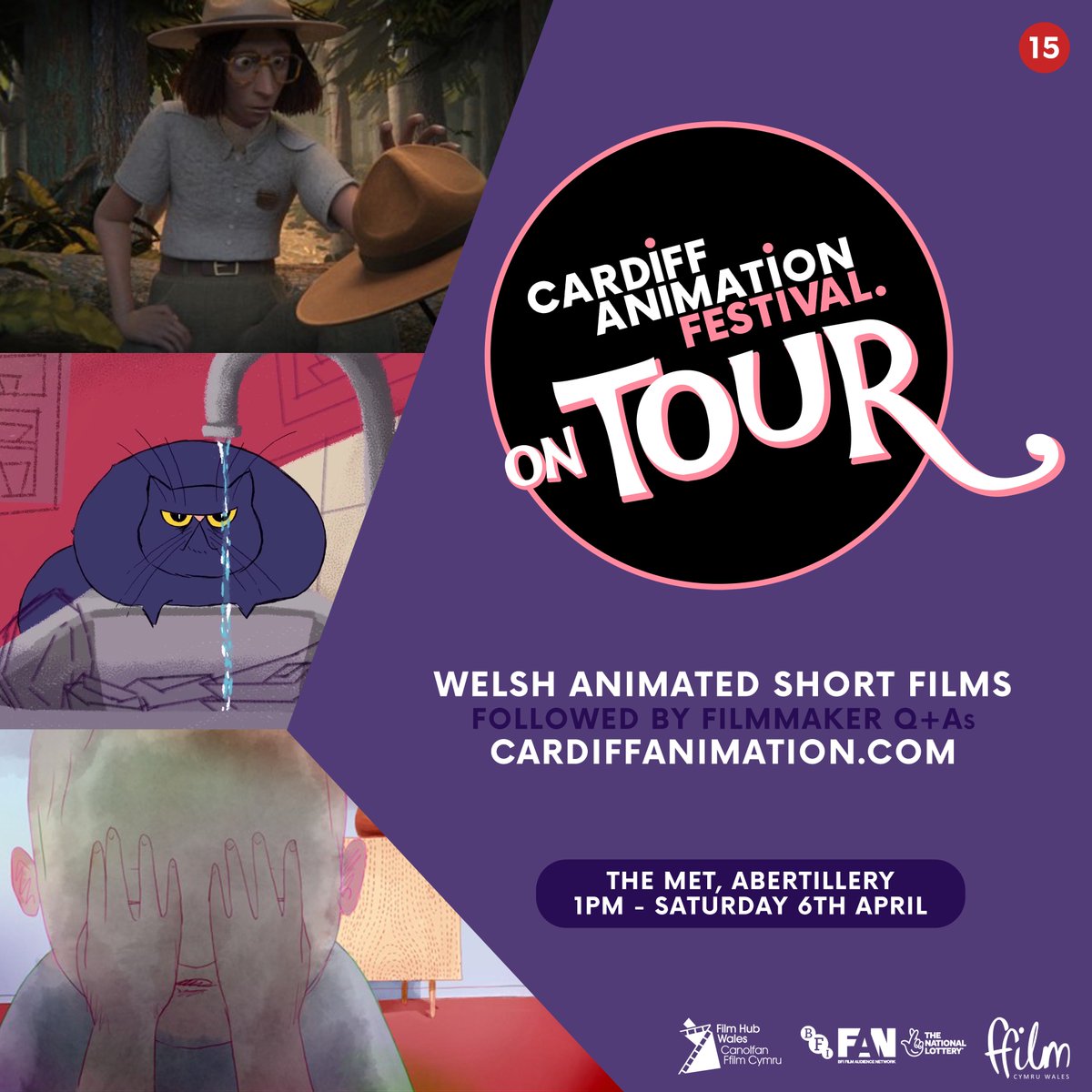 This weekend, @CardiffAnimFest's programme of Welsh animated shorts and filmmaker Q&As tours to @SadwrnSinema and @MetAbertillery! cardiffanimation.com/caf-on-tour-we…