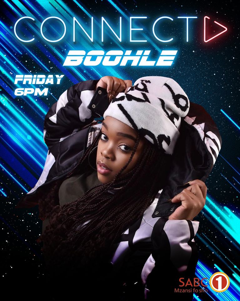 Connect with hitmaker @BoohleSA this Friday at 18:00 and see her answer fan-based questions whilst linking us to trending hits on @ConnectTVShow. #SABC1AngekeBaskhone #ConnectSABC1