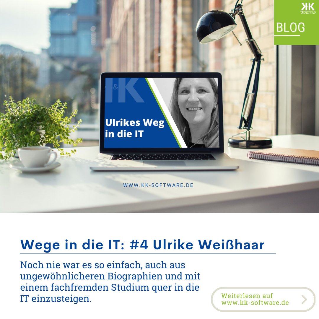 Noch nie war es so einfach, auch aus ungewöhnlicheren Biographien und mit einem fachfremden Studium quer in die IT einzusteigen. 👉 Ulrikes Weg in die IT: 📷 kk-software.de/blog/866/wege-… #kksoftwareag #digitalisierung #software #quereinstieg #scrummaster #karriere