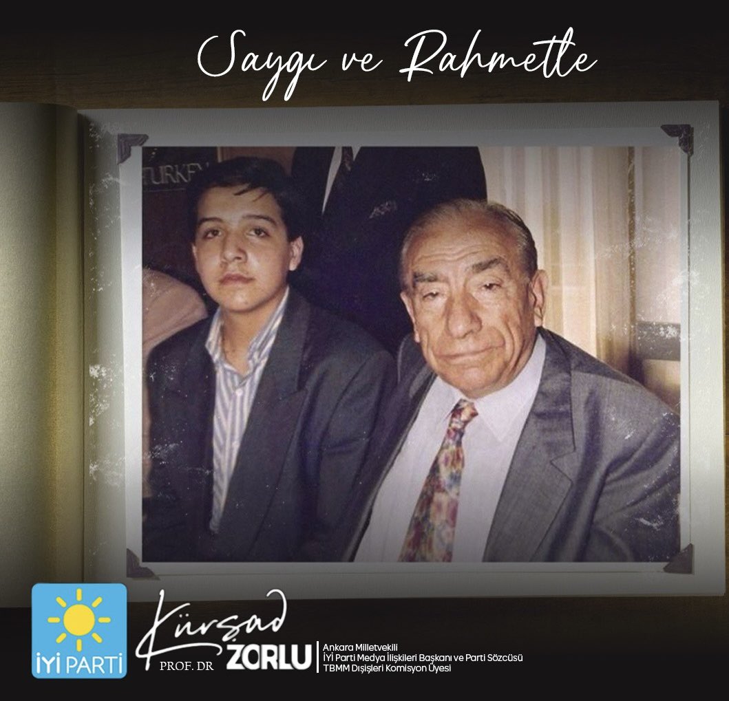 Her geçen gün daha da büyüyen bir özlemle…

Vefatının yıl dönümünde Başbuğ #AlparslanTürkeş’i saygı ve rahmetle anıyorum.