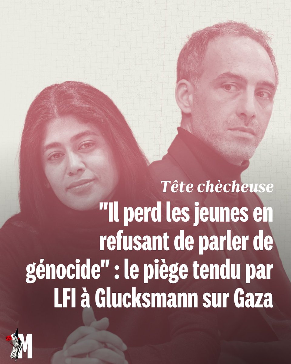 Espérant faire main basse sur la partie de la jeunesse séduite par Glucksmann (@RGlucks1) en raison de ses combats pour les droits de l'Homme, LFI pique la tête de liste socialiste sur ses positions censément ambiguës quant au conflit israélo-palestinien. marianne.net/politique/gauc…