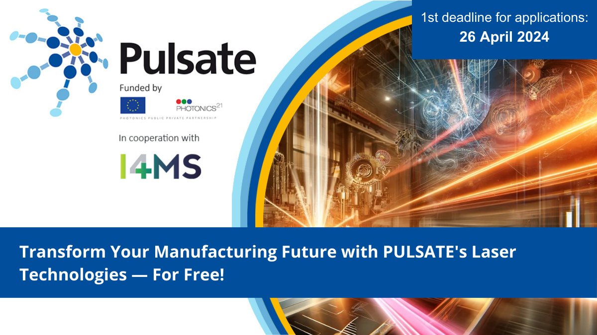 PULSATE (@pulsateeu) on Twitter photo ✨ Our exclusive offer gives you free access to top laser services. Don't miss out on elevating your production to new heights! 
🔗 pulsate.eu/techniques/14-…
#photonics #lasers #lasertechnology #freeofcharge ✨ Our exclusive offer gives you free access to top laser services. Don't miss out on elevating your production to new heights! 
🔗 pulsate.eu/techniques/14-…
#photonics #lasers #lasertechnology #freeofcharge