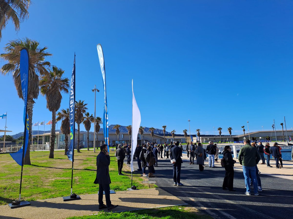 🌊Inauguration officielle de la Marina de Paris 2024. Une fierté pour @enedis_prov_alp qui s'est investie durant 4 années pour son raccordement au réseau électrique et sa sécurisation. Elle brillera comme un héritage indissociable du panorama urbain marseillais. #Paris2024