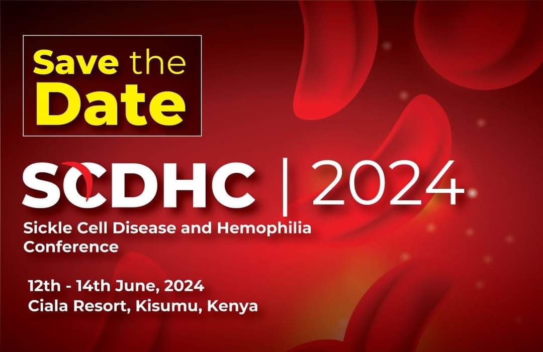 Coming soon! Sickle Cell Disease and Hemophilia Conference to be held in Kisumu! #SickleCellDisesseConference Save the dates!