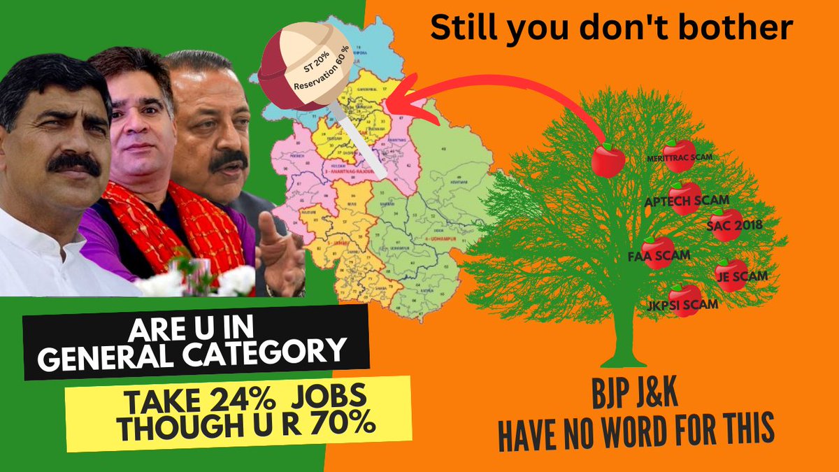 Have you heard a single word regarding recent #Scams from these leaders. they managed to save their workers and leaders who were involved.declining popularity forced them to provide #NewReservation to a particular area to appease votes.they sold interest of d general category